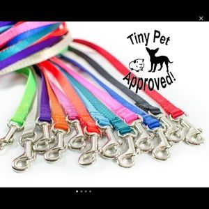 Set of 3 Small Pet Leashes for Teacup Dog, Cat, Rabbit, Ferret, or Guinea Pig.